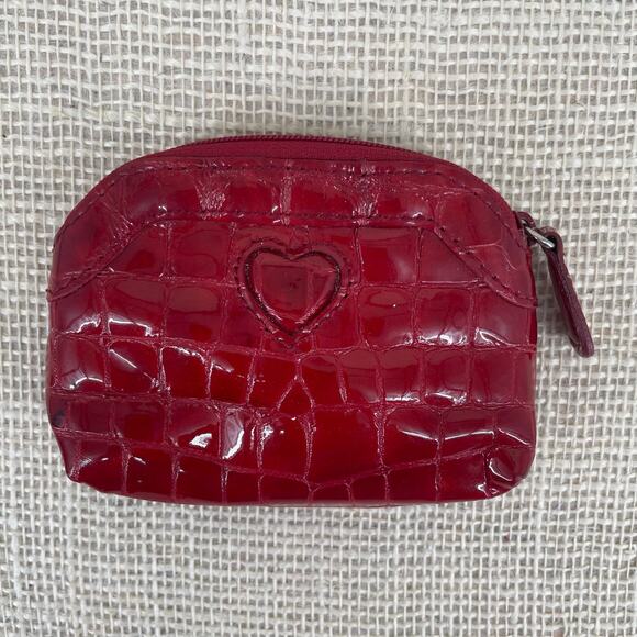 Brighton Bright Red Coin purse, Change purse, wallet, Perfect for Cards - Picture 1 of 5